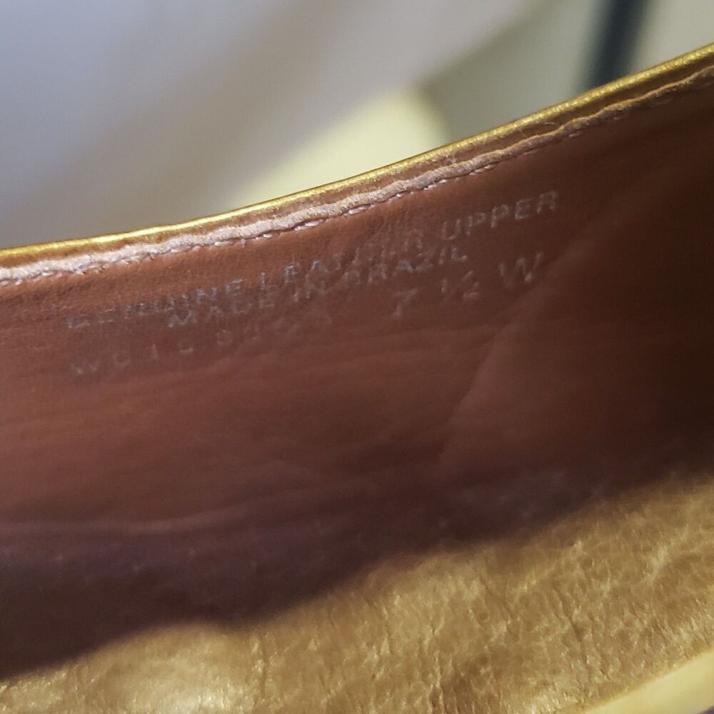 Elites by Walking Cradles Copper Women's Open toe wedge Sz 7.5 W VVV - Picture 6 of 6